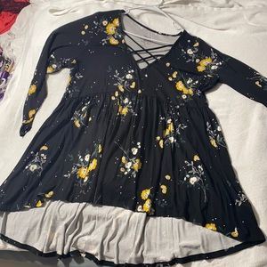 Long sleeve baby doll top